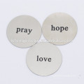 OEM/ODM stainless steel custom engraved logo floating plates for floating locket